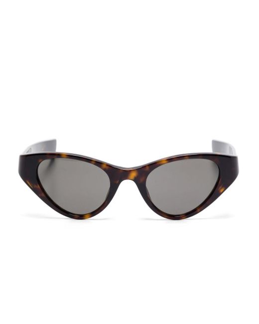 Saint Laurent Gray Cat-Eye Frame Sunglasses