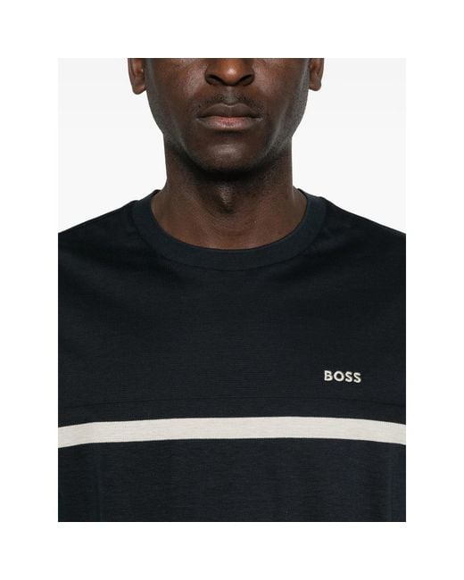 Boss Black Stripe T-Shirt for men