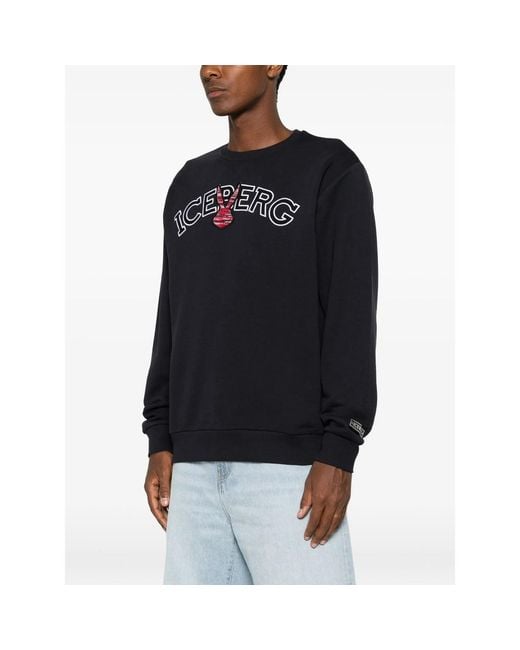 Iceberg Black Sweaters And Knitwear for men
