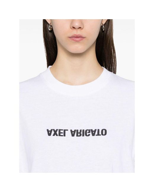 Axel Arigato White Cotton T Shirts