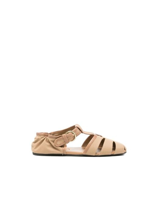 Miu Miu Natural Neutrals Shoes