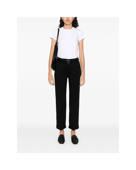 Mazzarelli White Short-Sleeve T-Shirt