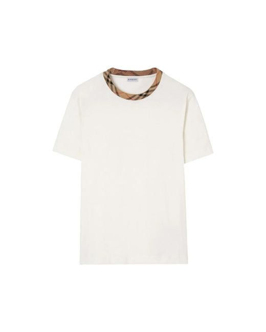 Burberry White Neutrals T-Shirts & Vests for men