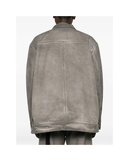 Rick Owens Gray Drkshdw Jackets for men