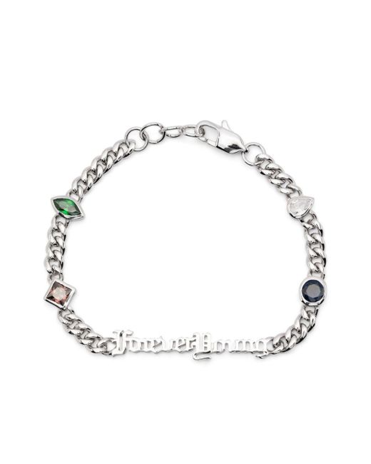 DARKAI Metallic Forever Young Crystal-Embellished Bracelet for men