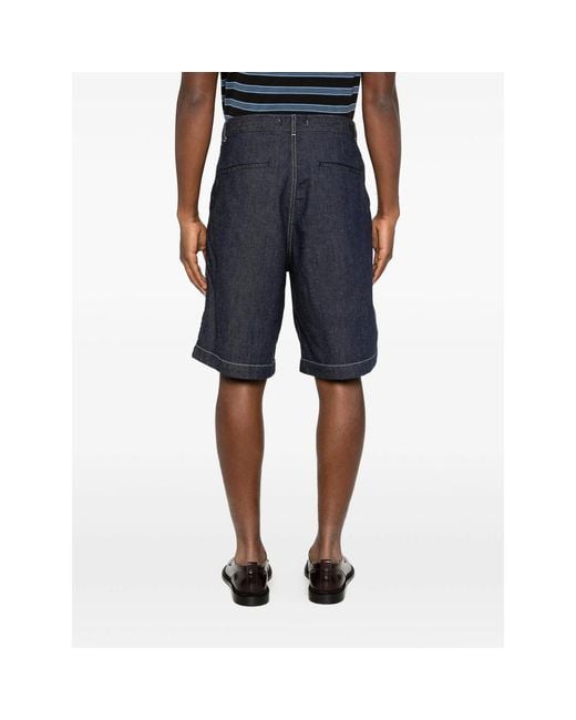 Samsøe & Samsøe Blue Denim Shorts for men