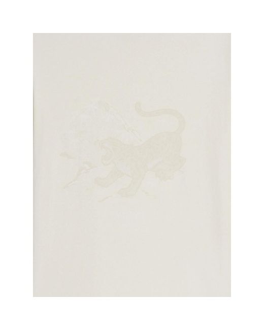 Y-3 X Wales Bonner White X Y3-Wales Bonner Graphic-Print T-Shirt for men