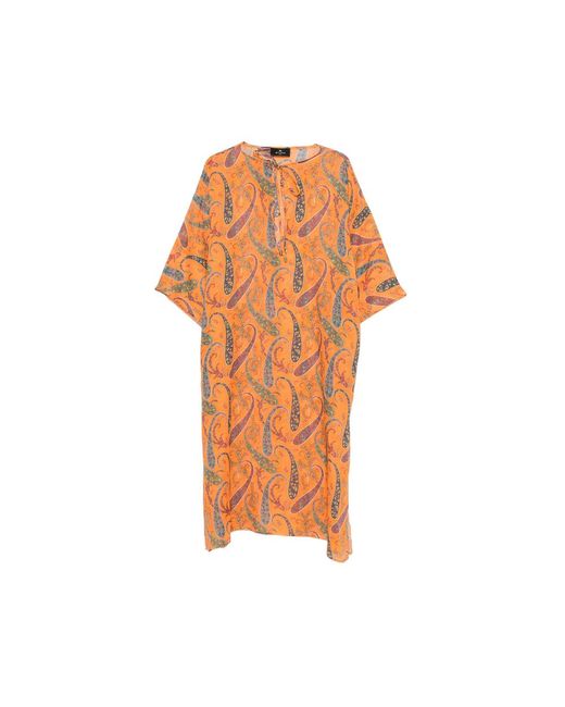 Etro Orange Dresses