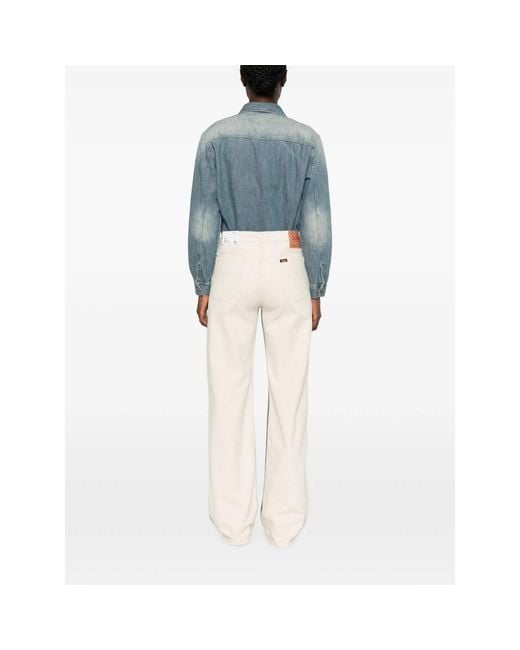 Lois White Denim