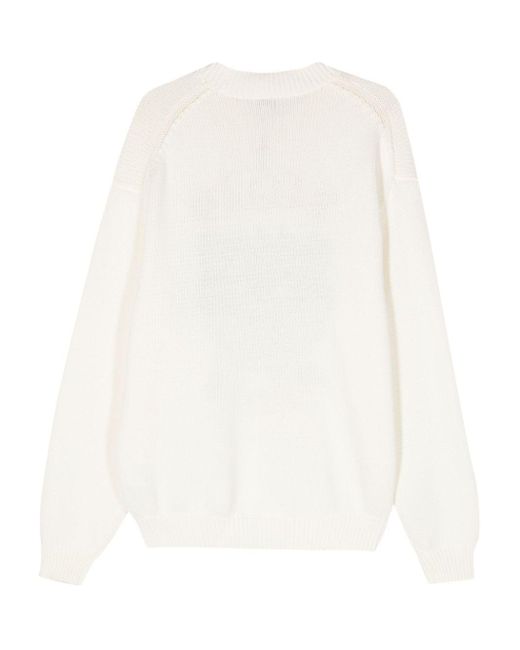 KENZO White Lucky Tiger Cotton-Blend Sweatshirt