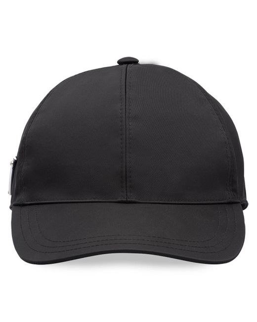 Prada Black Re-Nylon Baseball Cap for men