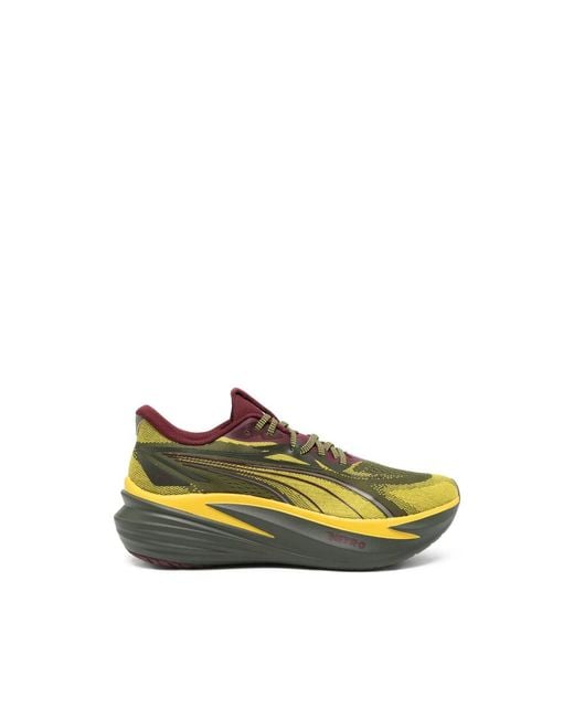 Puma X Nitro Green Magmax Nitro 2 Lace-Up Sneakers for men
