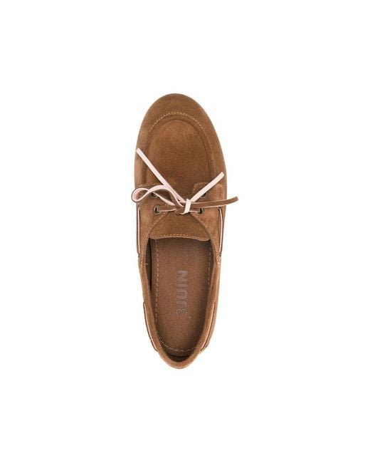 3Juin Brown Alex Boat Shoes