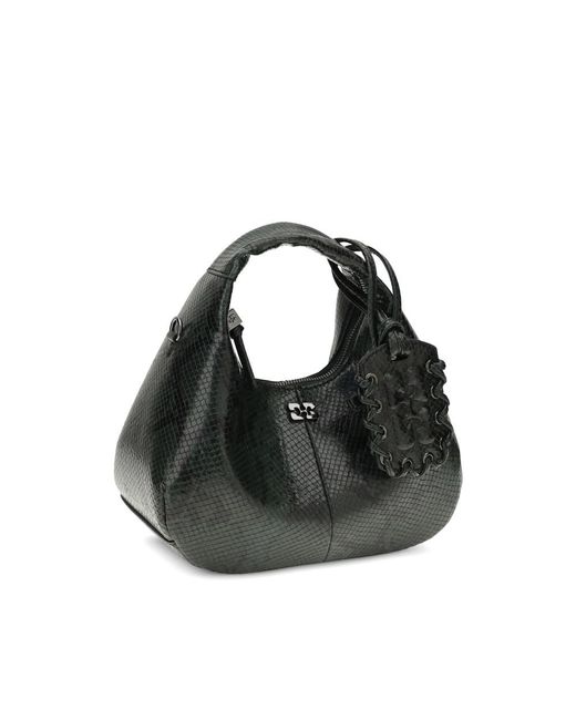 Ganni Black Shoulder Bags