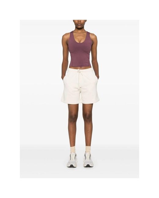 New Balance White Shorts