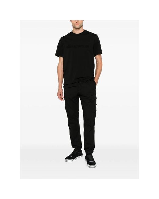 Moncler Black T-Shirts & Vests for men