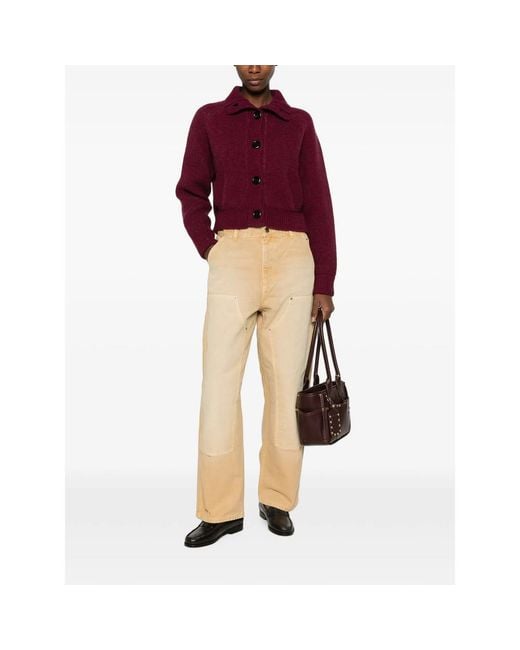 B.B. Wallace Purple B. B. Wallace Hesse Button-Up Raglan-Sleeve Cardigan