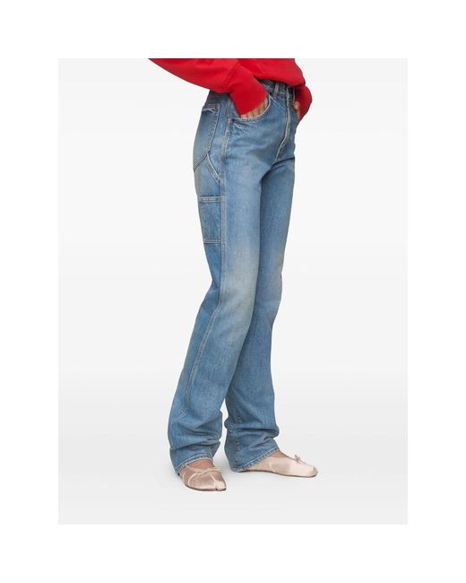 Maison Margiela Blue Straight Jeans