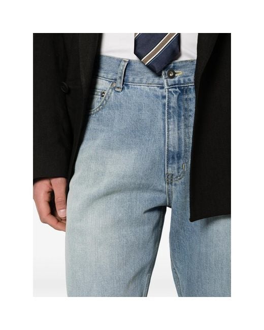 TONYWACK Blue Denim Jeans for men