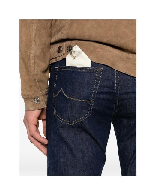Jacob Cohen Blue Nick Button-Up Jeans for men