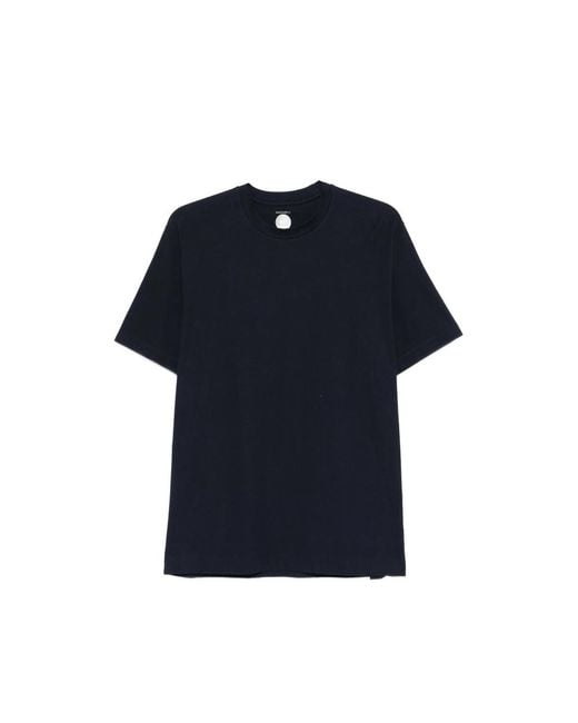 Mazzarelli Blue Round-Neck T-Shirt for men