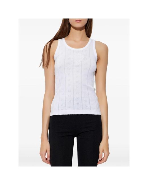 Ganni White Tops