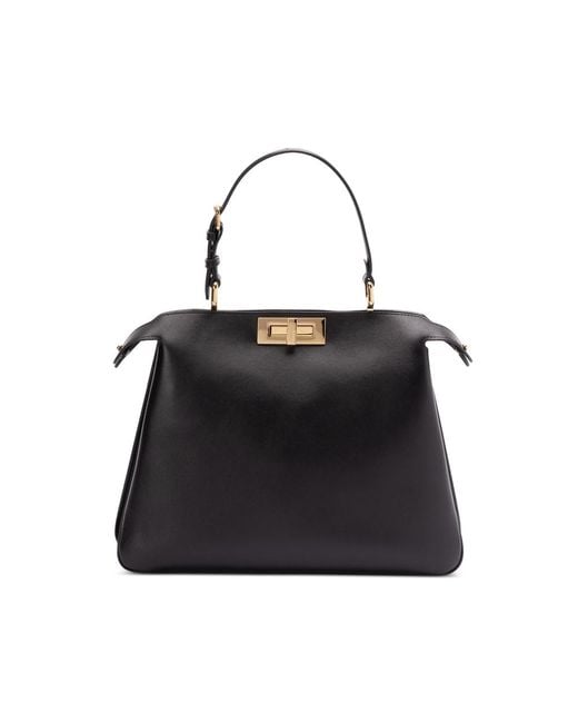 Fendi Black Peekaboo Tote Bag