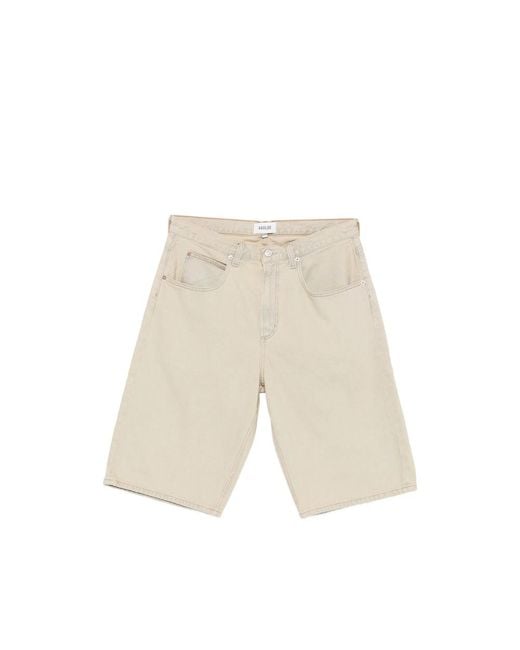 Agolde Natural Fusion Denim Shorts for men