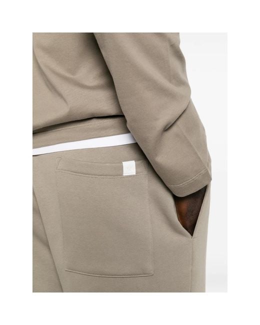 Woc Gray Drawstring-Waist Track Pants for men