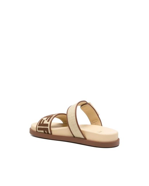 Fendi Natural Neutrals Shoes
