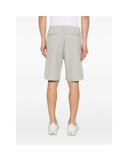 Hiking Patrol Gray Edge Lt Zip Pocket Shorts for men