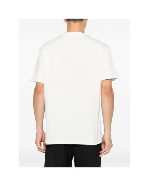 McQueen White Skeleton-Graphic T-Shirt for men