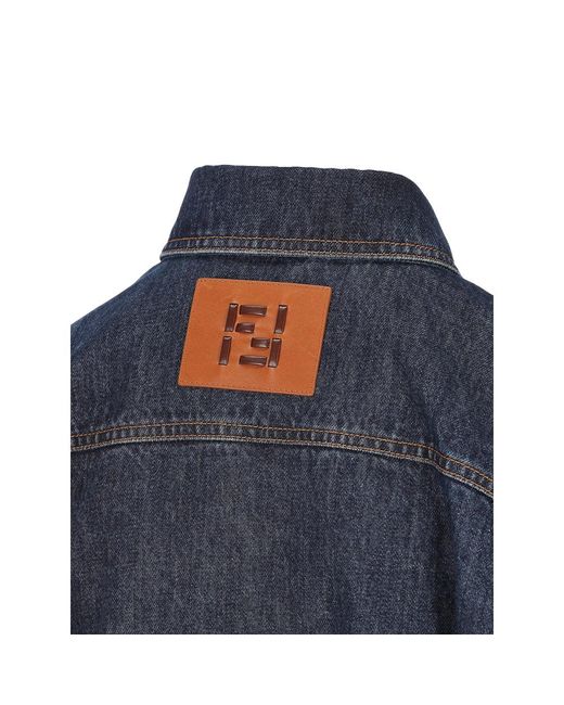 Fendi Blue Jackets