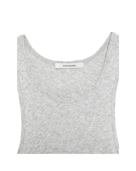 Entire studios White Sleeveless T-Shirt for men