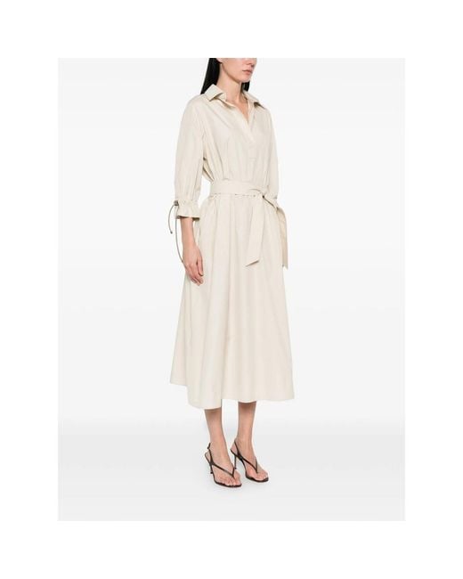 Max Mara Natural Neutrals Dresses