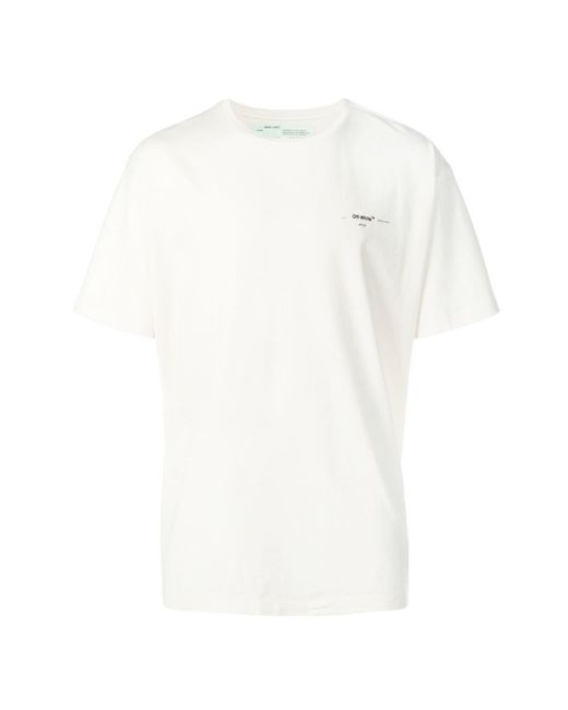 Off-White c/o Virgil Abloh White Coloured Arrow-print T-shirt for men