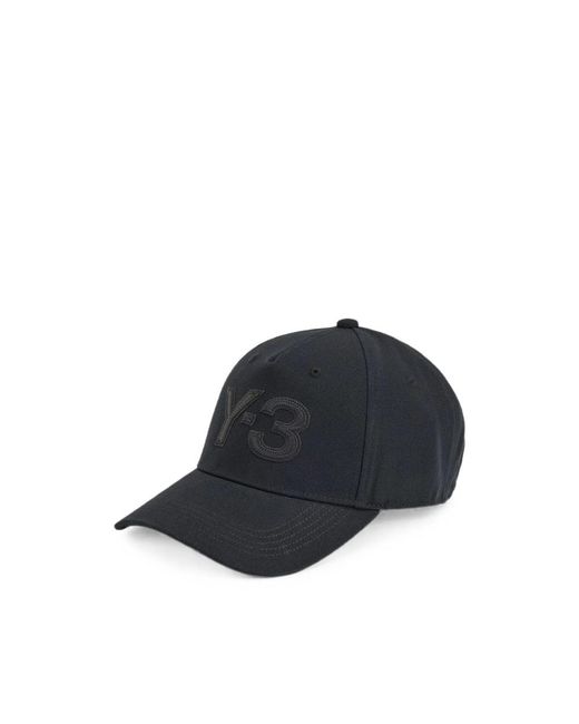 Y-3 Blue Logo-Embroidered Baseball Cap for men