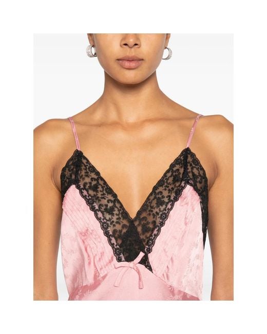 Rixo Pink Dress Alberta Flopi