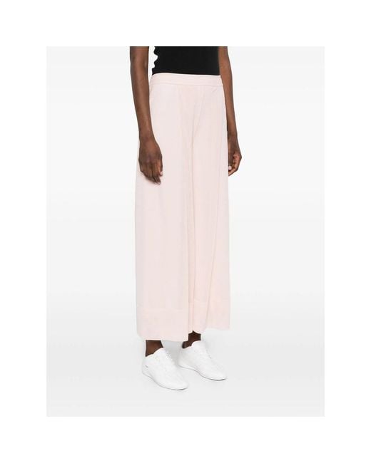 CFCL Pink Pleated-Detail Trousers