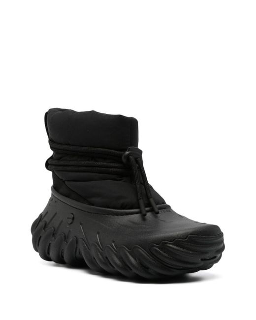 CROCSTM Black Echo Lace-Up Ankle Boots for men