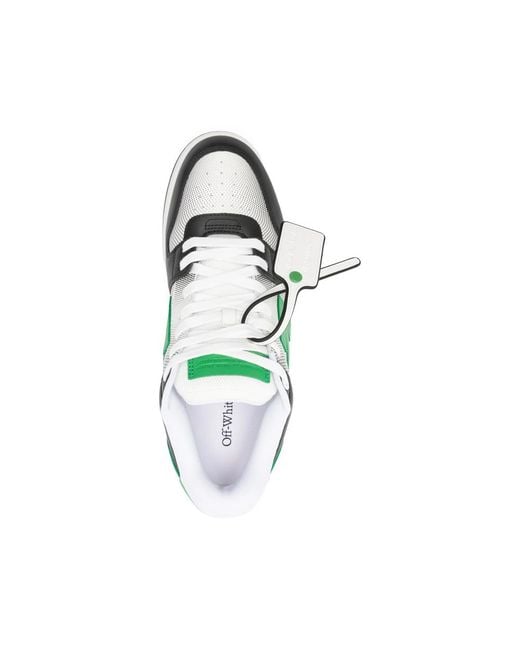 Off-White c/o Virgil Abloh Green Off Out Of Office Sneakers for men