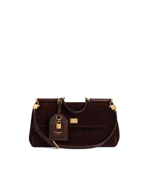 Dolce & Gabbana Brown Medium My Sicily Handbag