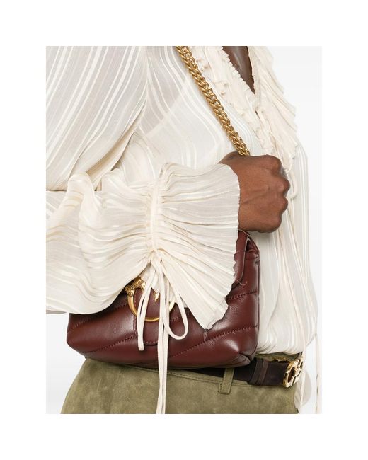 Pinko White Shirts Bianco Cigno