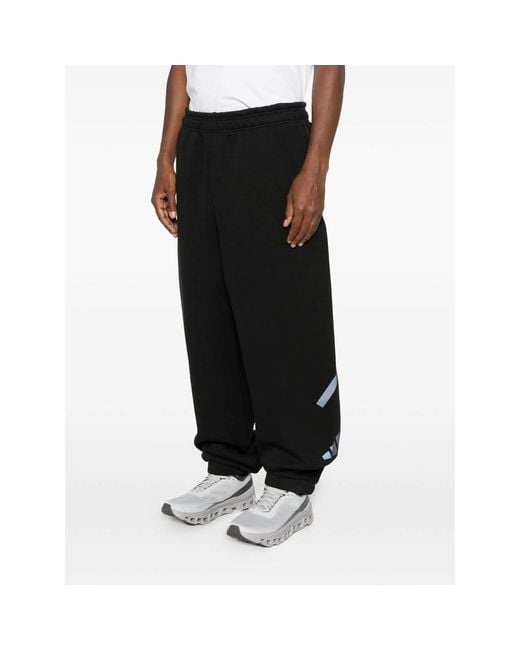 Adidas X Entire Studios Black X Entire Studios Logo-Print Track Pants for men