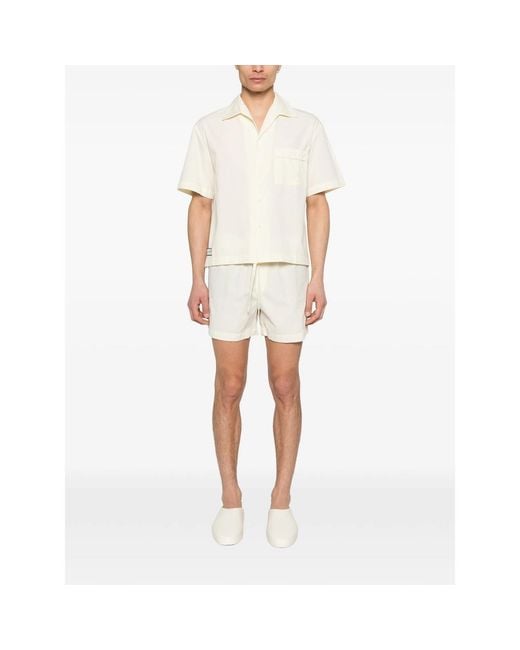 Entire studios White Drawstring Elasticated Shorts