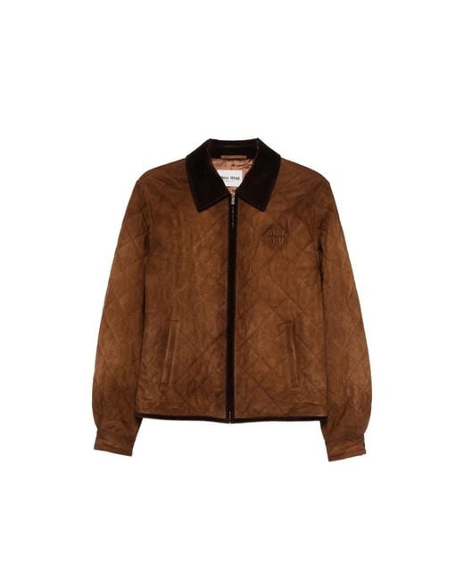 Miu Miu Brown Jackets
