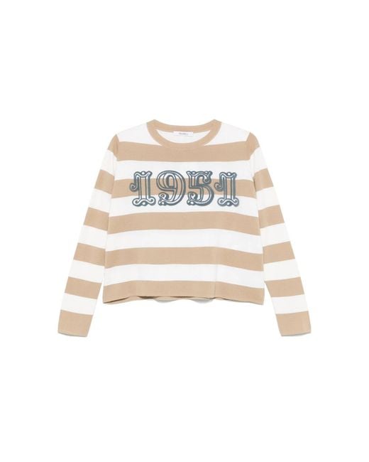Max Mara White Sweaters