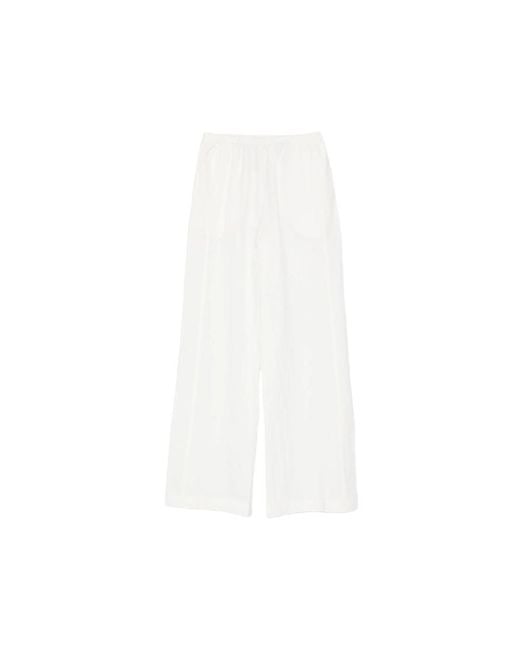 GIMAGUAS White Devi Elasticated Trousers