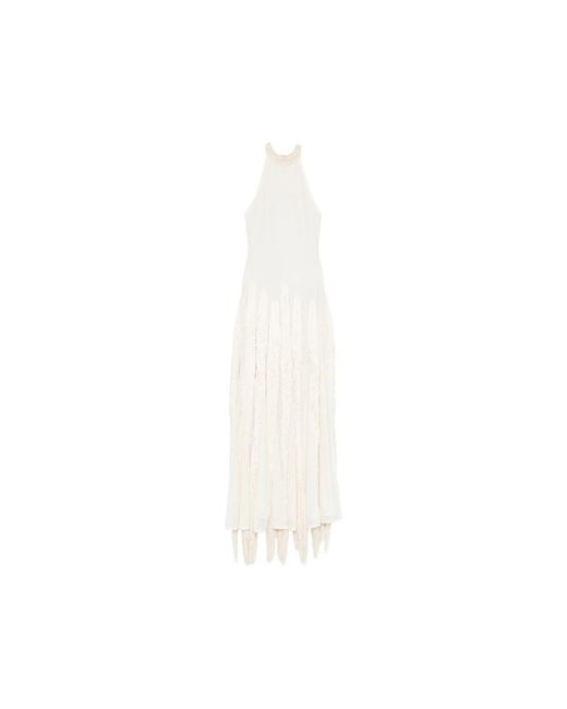 Bless White Halterneck Maxi Dress