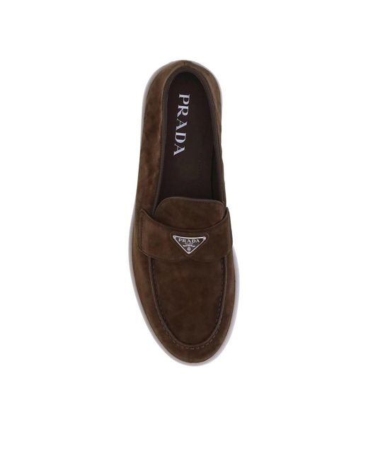 Prada Brown Loafers for men